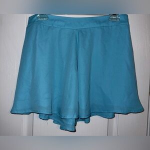 Adrienne Light Blue Flowy Shorts Size L